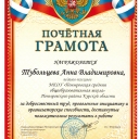 Тубольцева Анна Владимировна